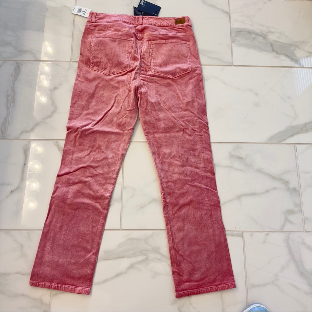 NEW PAIGE Pink Straight-Leg Jeans - Picture 2 of 6